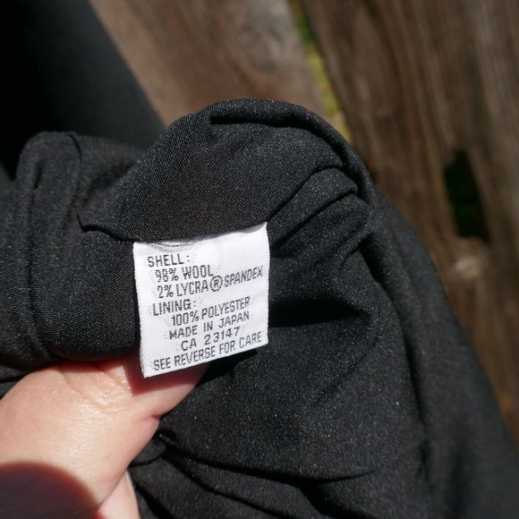 Talbots Petites Black Sheath Dress Wool Blend Career Dress Size 2 LBD - Picture 5 of 8